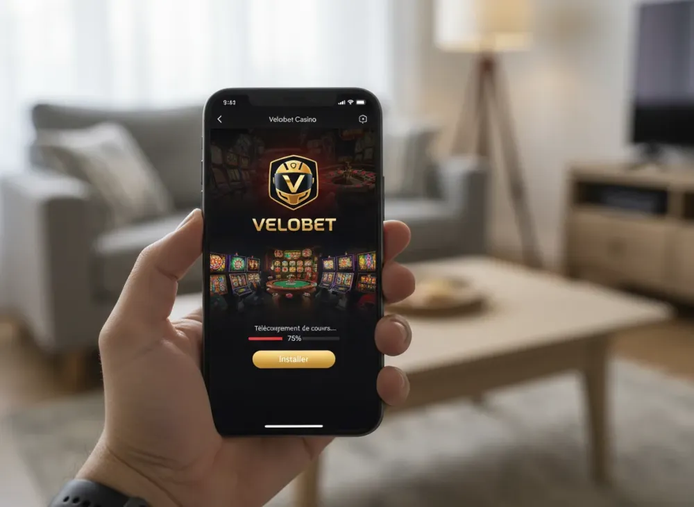 Velobet app téléchargement et installation sur mobile