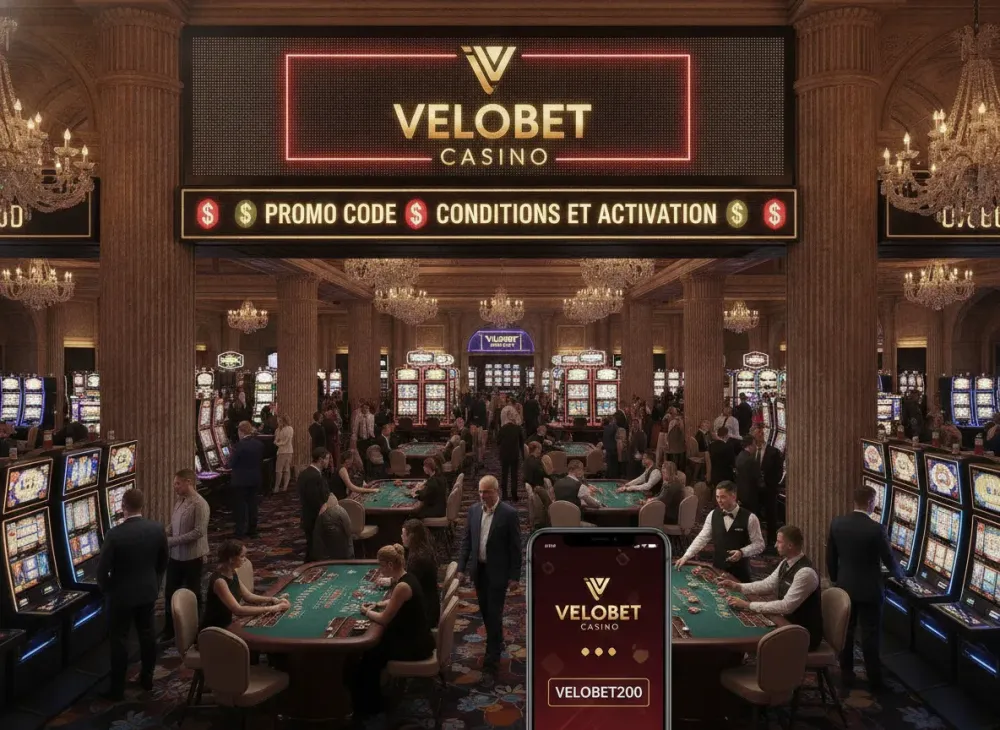 Velobet casino promo code conditions et activation
